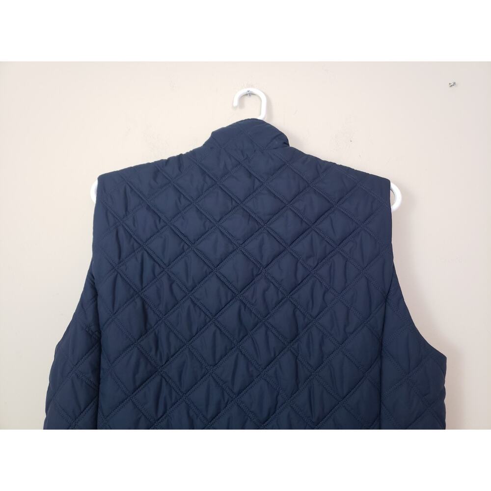 Brooks Brothers Vest Men XL Blue Thermore Quilted Jacket Insulated Full Zip - Picture 5 of 10